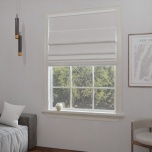 Blackout-Raffrollo in mattem Sehrhellgrau